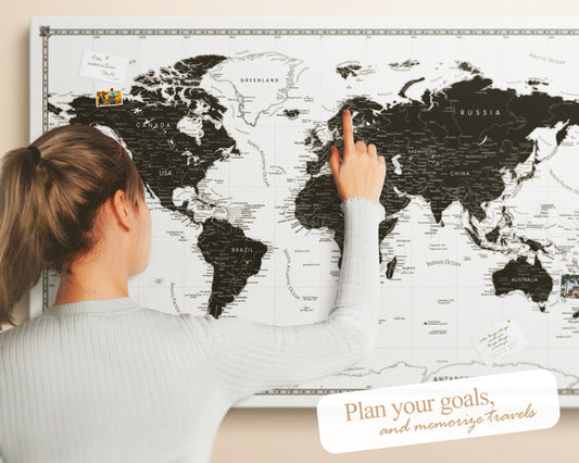 5 Reasons to Gift a World Map Canvas with Pins